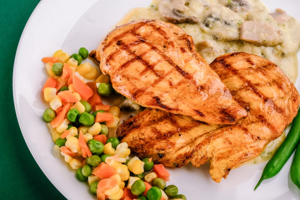 grilled chicken with sweet potatoes recipe