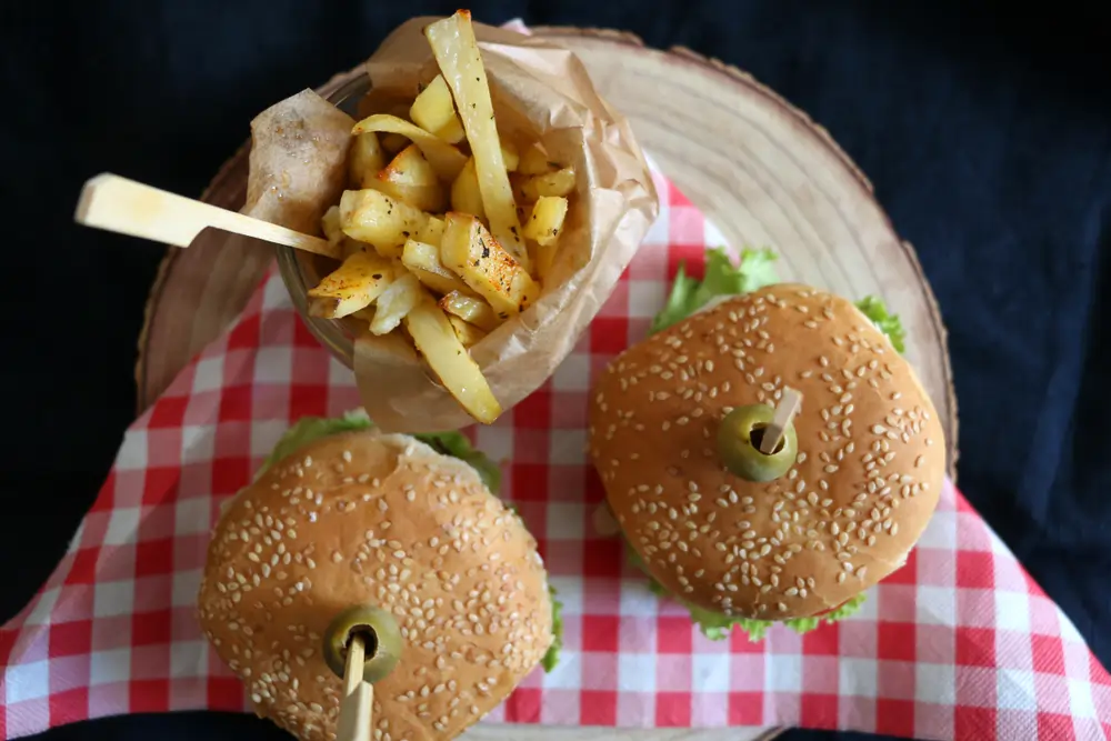 veggie burger roasted